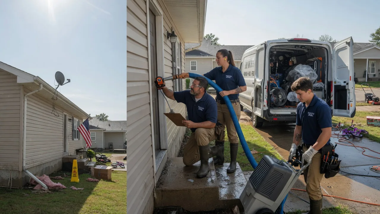 Ceiling Water Damage Restoration in Walnut Grove, MO near me